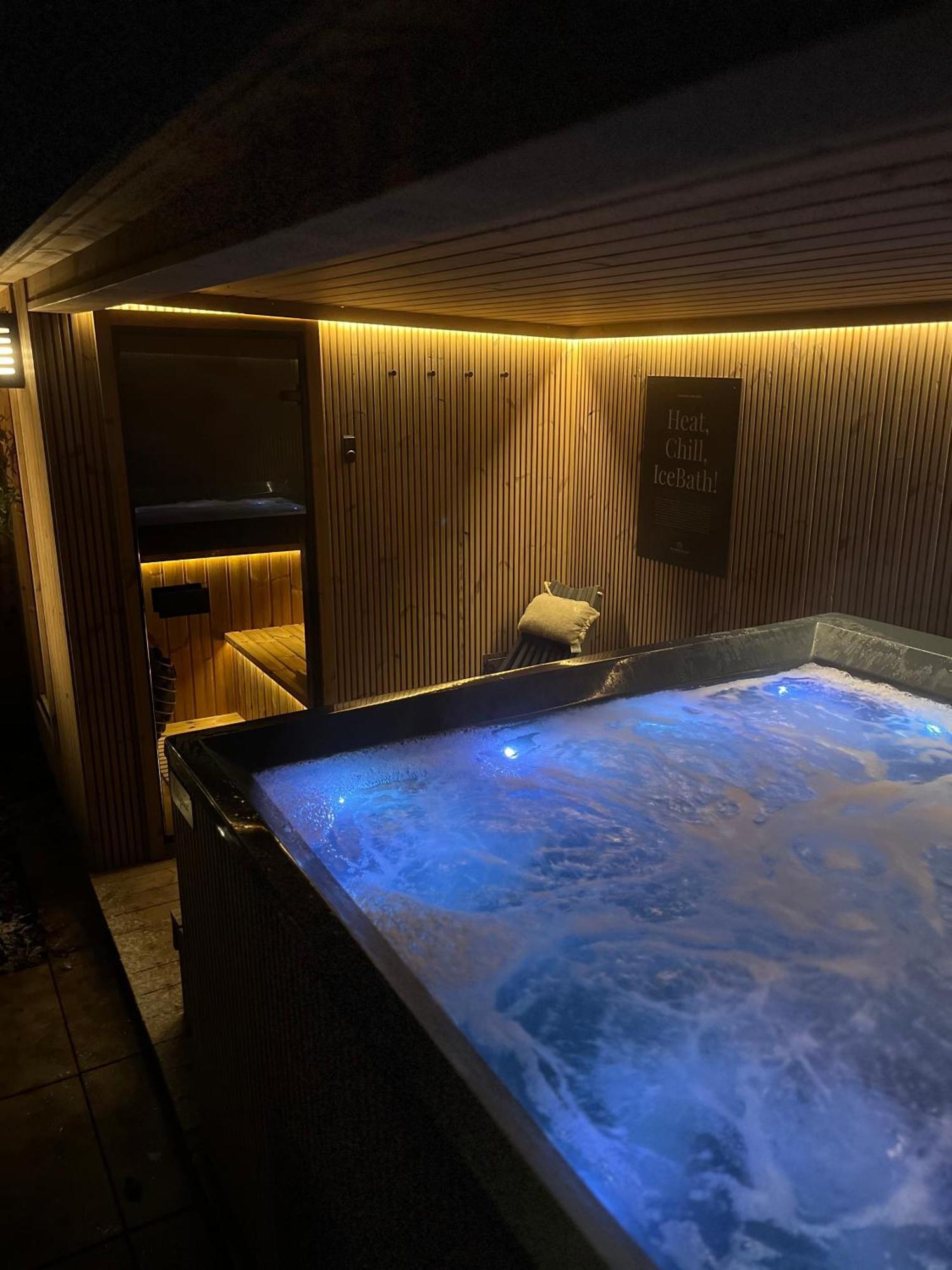 Tauberchalet - Luxury Biohacking & Natur-Retreat Mit Whirlpool & Sauna - Familienfreundlich Rothenburg ob der Tauber Buitenkant foto